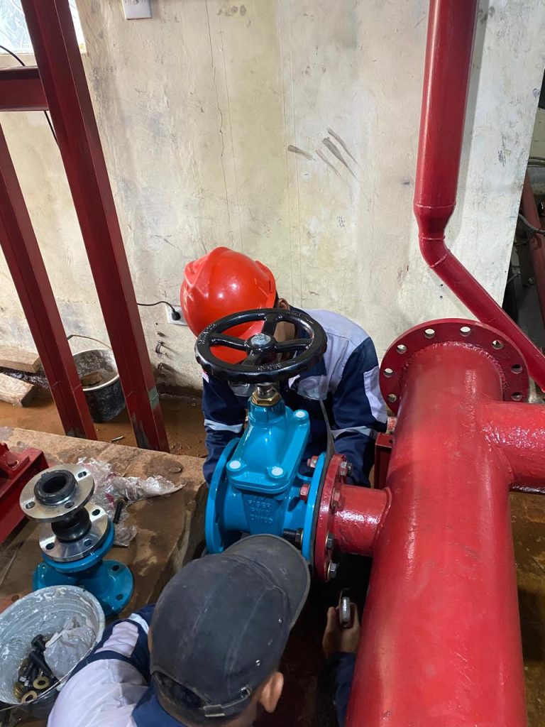 Perawatan berkala sistem fire hydrant