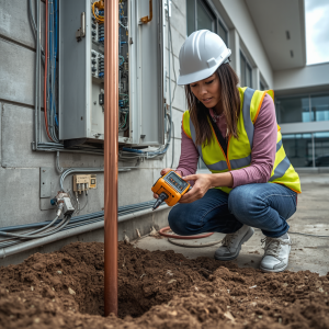 Sistem grounding pada instalasi listrik gedung untuk perlindungan dan keamanan kelistrikan
